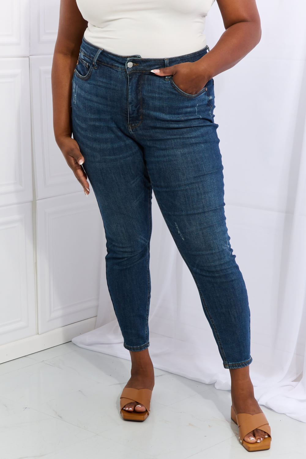 Judy Blue Emily High Waisted Tummy Control Skinny Jeans