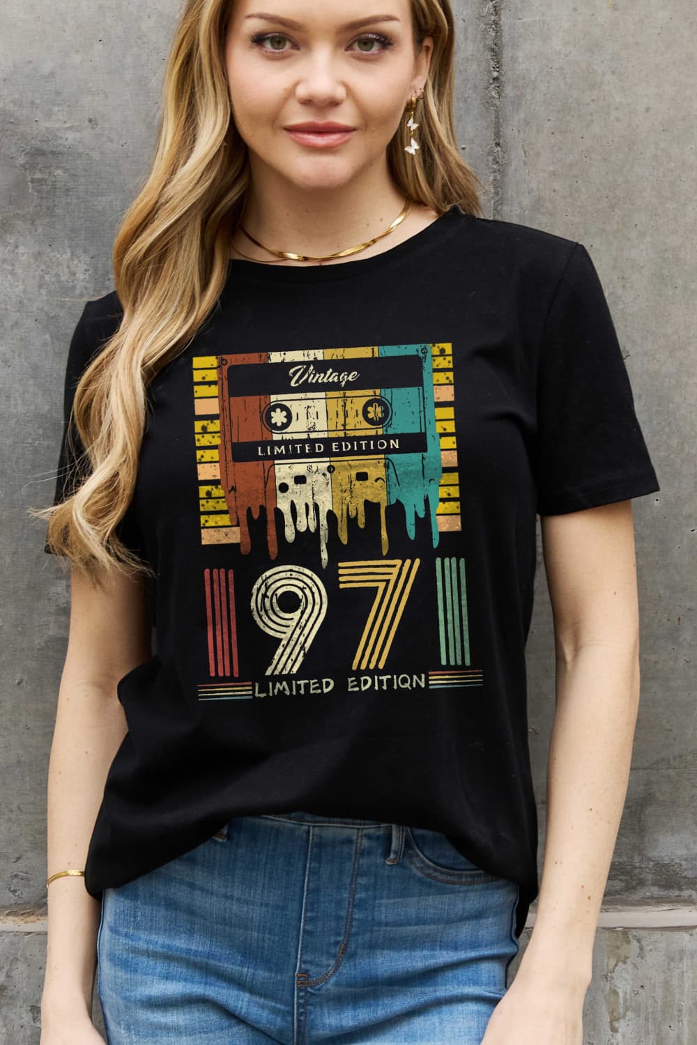 Simply Love VINTAGE LIMITED EDITION 1971 Graphic Cotton Tee