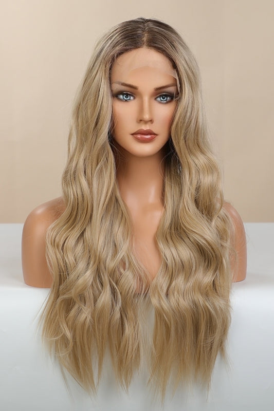 13*2" Lace Front Wigs Synthetic Long Wave 26'' 150% Density Trendsi