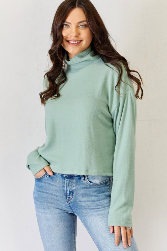 HYFVE Long Sleeve Turtleneck Top