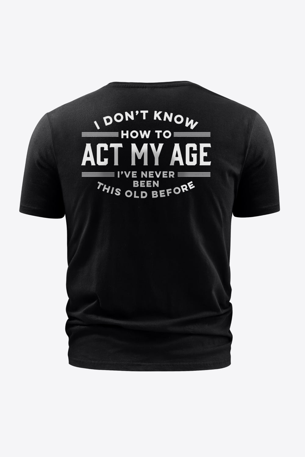 Men's Slogan Graphic Round Neck Tee Trendsi