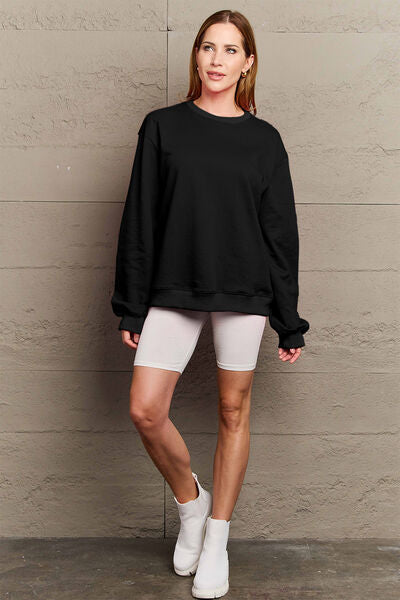 Simply Love IF I'M TOO MUCH THEN GO FIND LESS Round Neck Sweatshirt