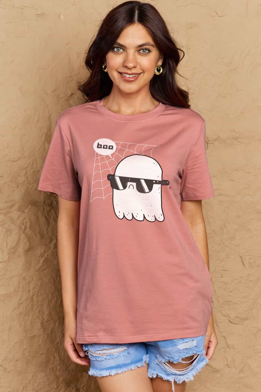 Simply Love BOO Graphic Cotton T-Shirt