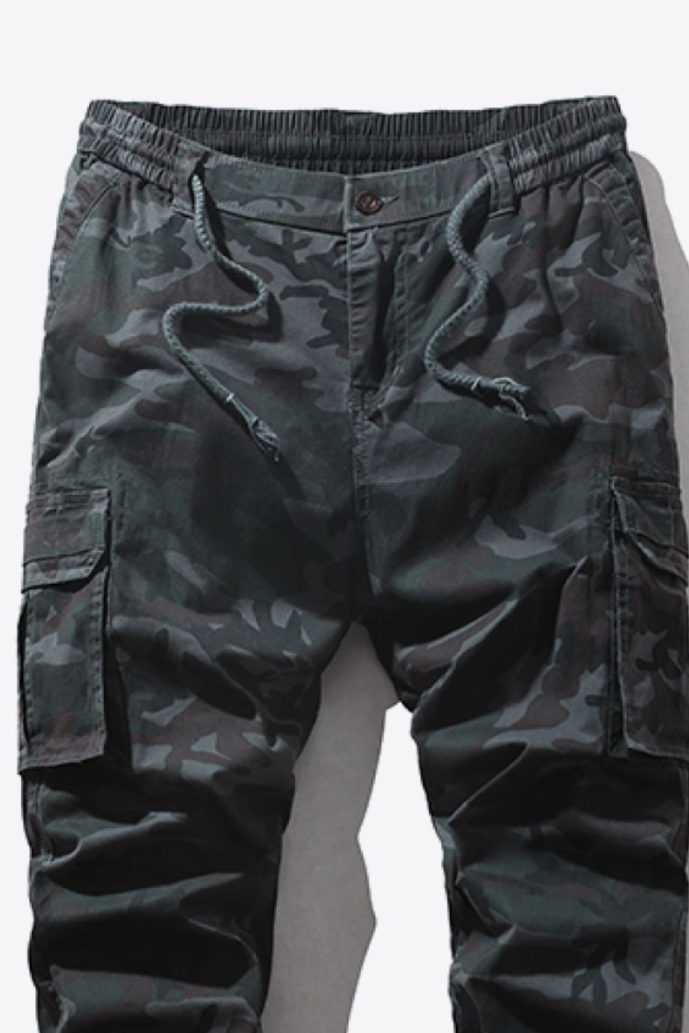 Men's Camouflage Drawstring Waist Joggers Trendsi