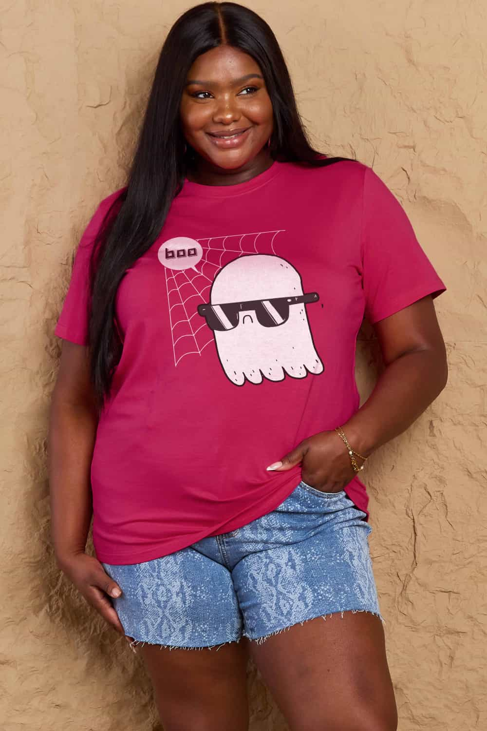 Simply Love BOO Graphic Cotton T-Shirt