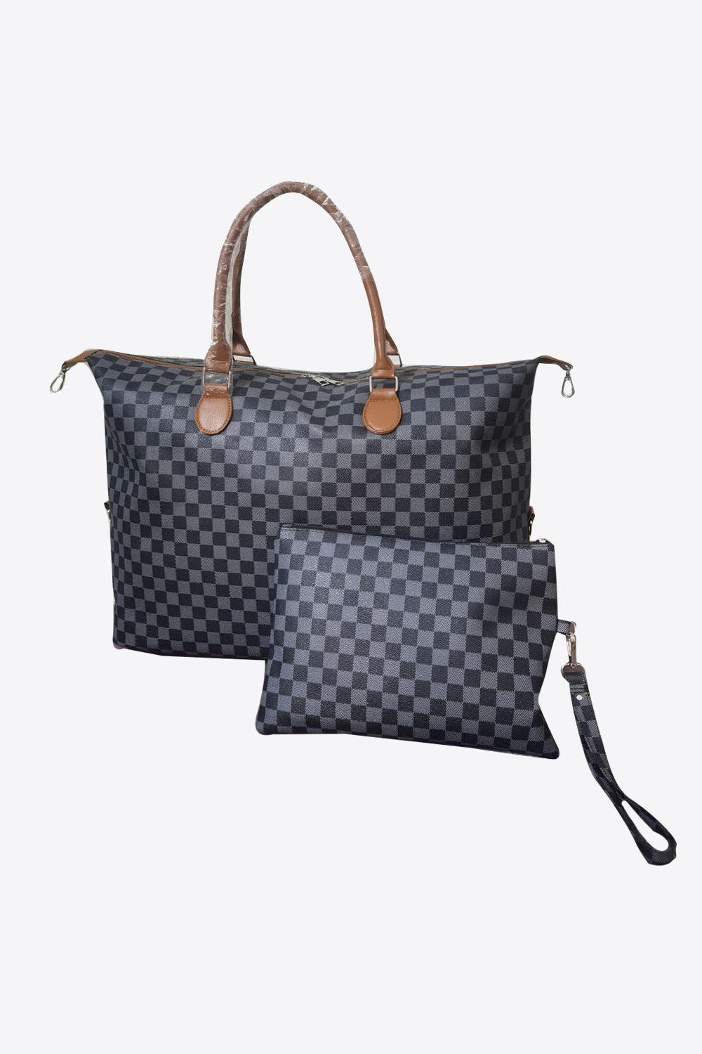 Checkered Two-Piece Bag Set Trendsi