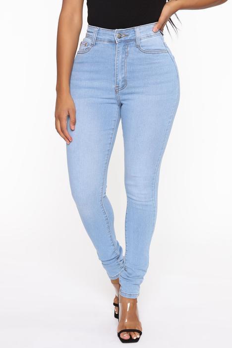 High Waist Skinny Jeans kakaclo