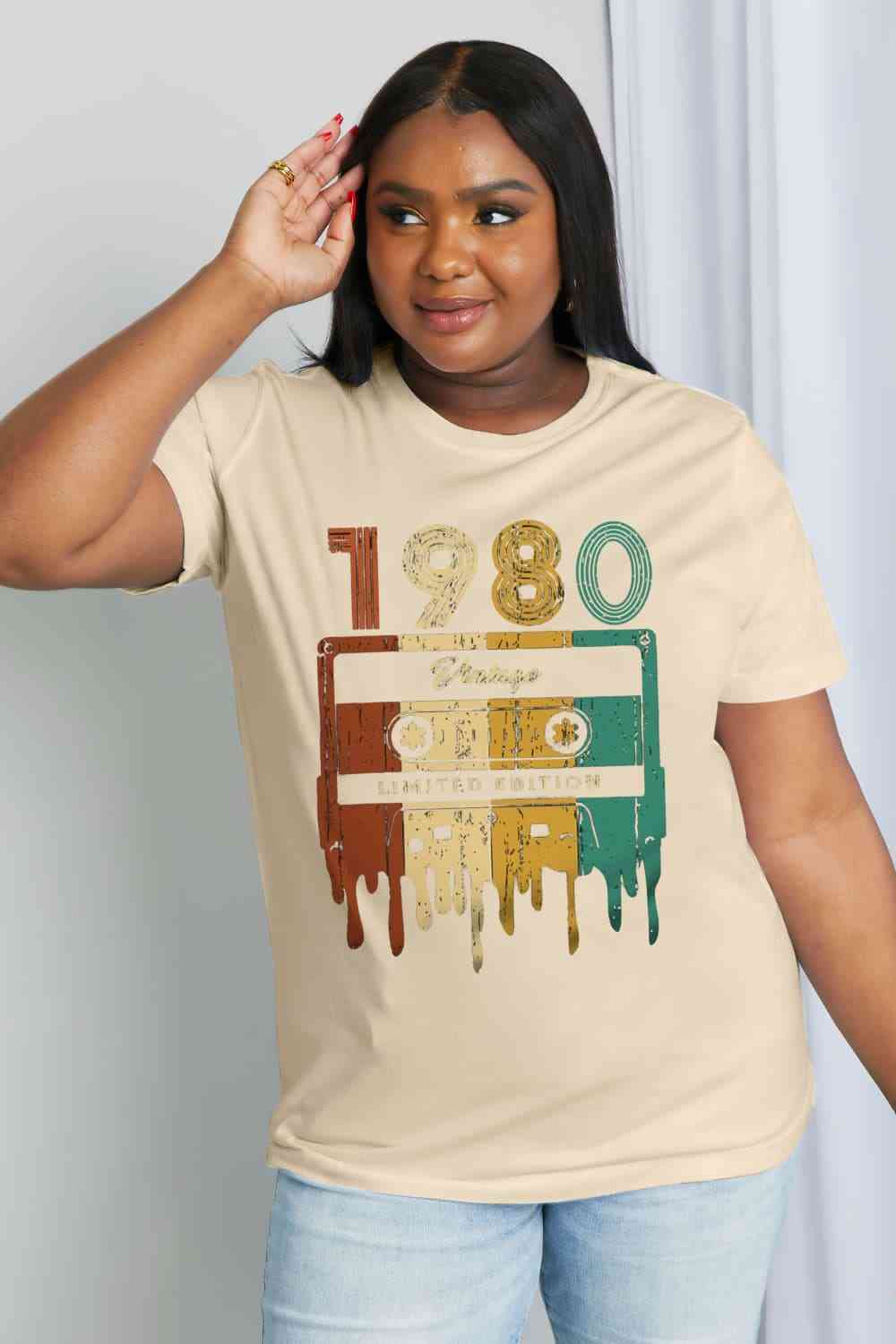 Simply Love Simply Love VINTAGE LIMITED EDITION Graphic Cotton Tee