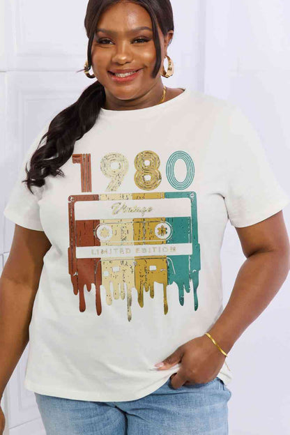 Simply Love Simply Love VINTAGE LIMITED EDITION Graphic Cotton Tee