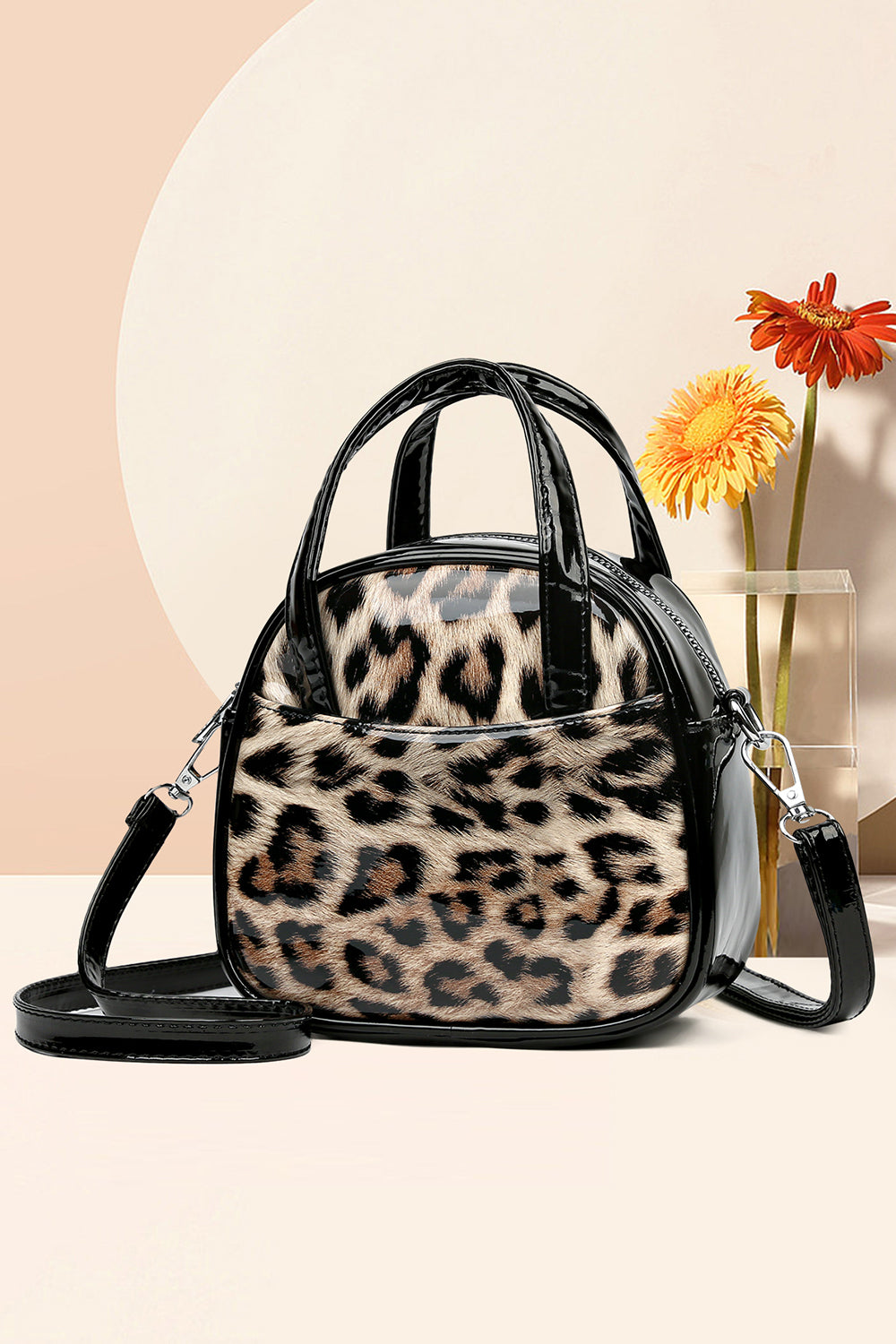 Animal Print PU Leather Crossbody Bag