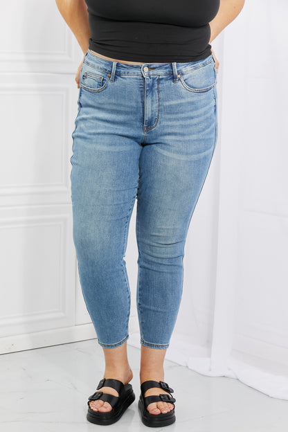 Nina High Waisted Skinny Jeans Trendsi