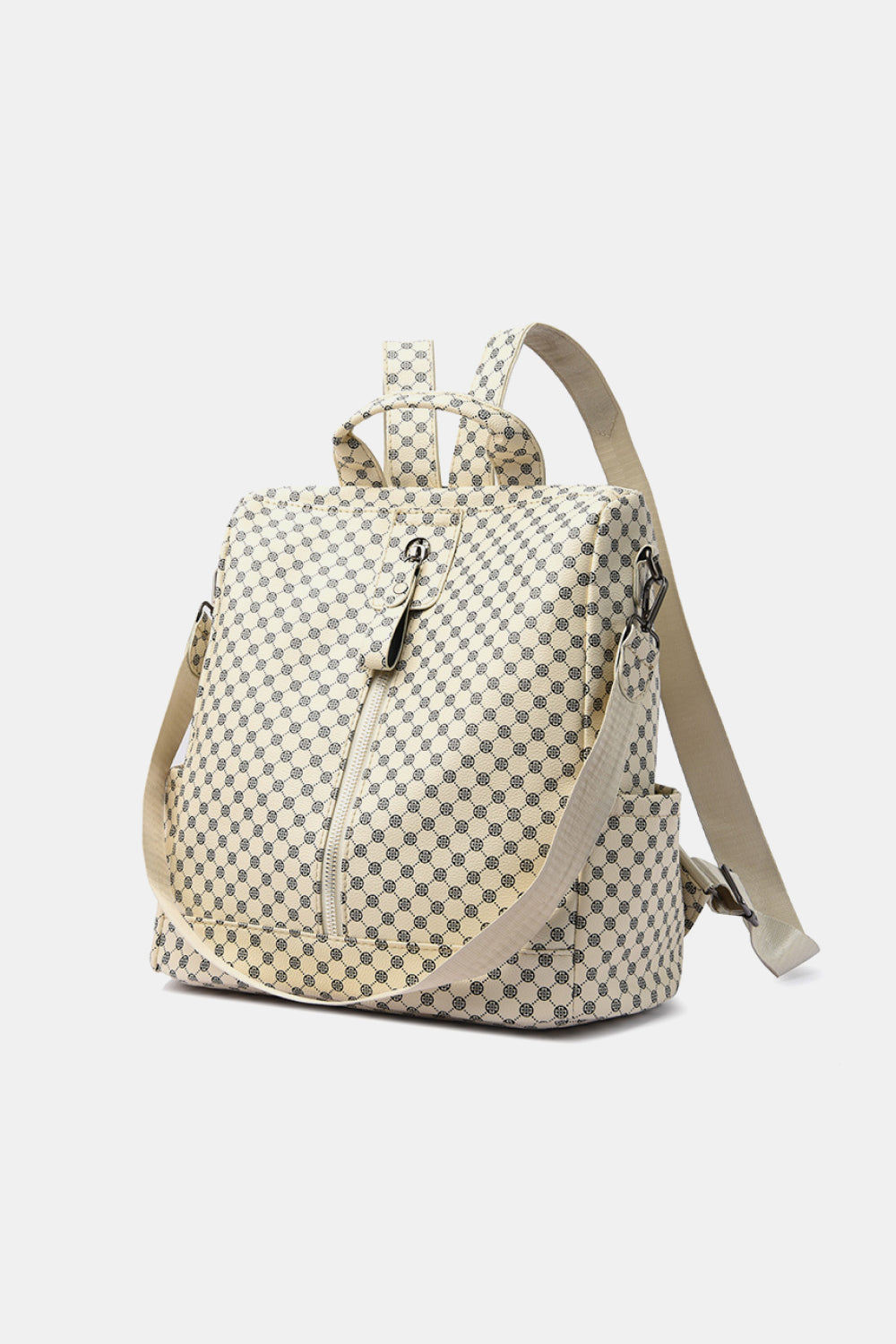 Printed PU Leather Backpack