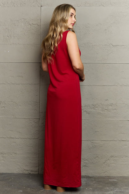 Gem Plus+ Scoop Neck Maxi Tank Dress