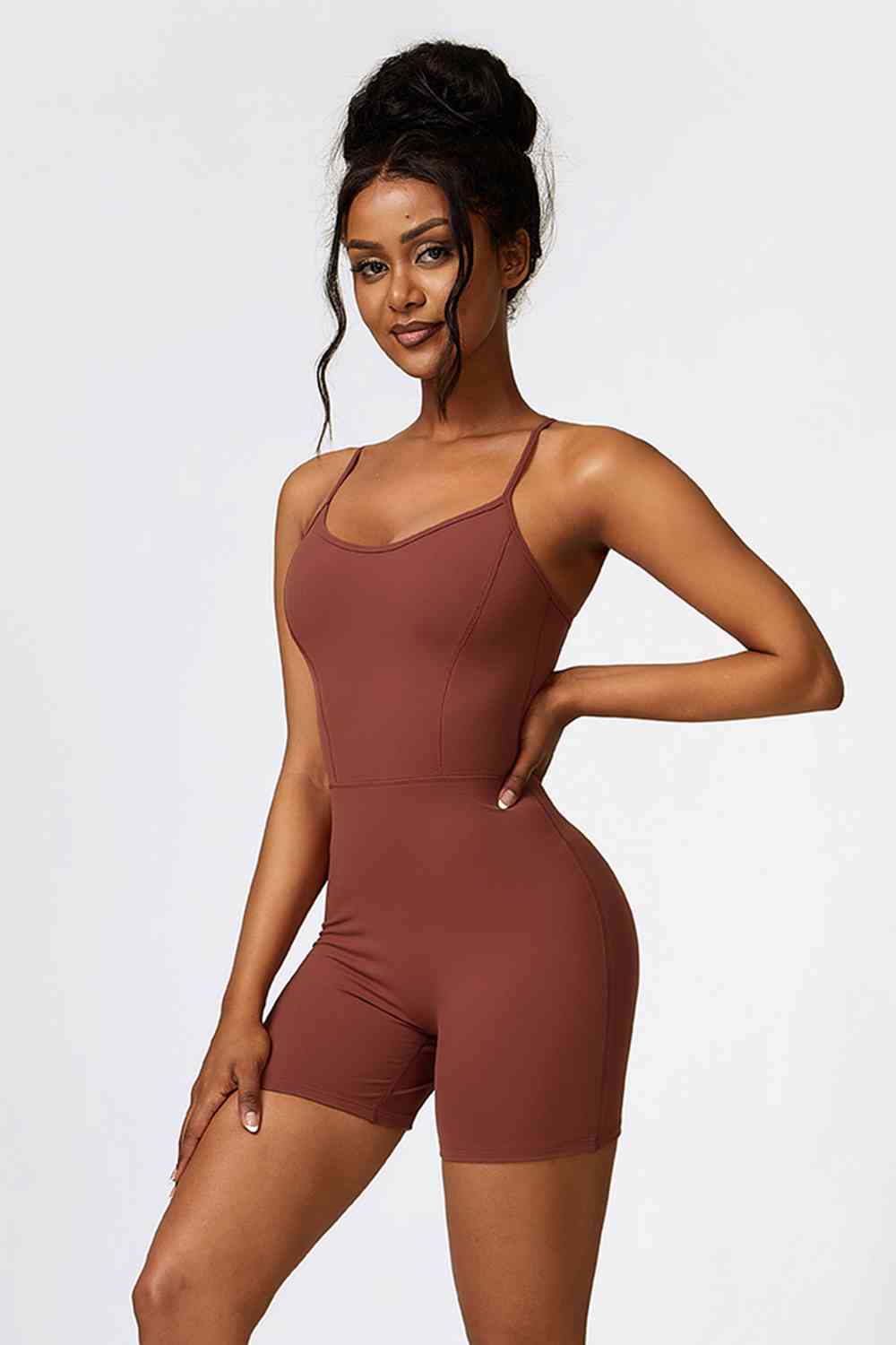 Halter Neck Sports Romper