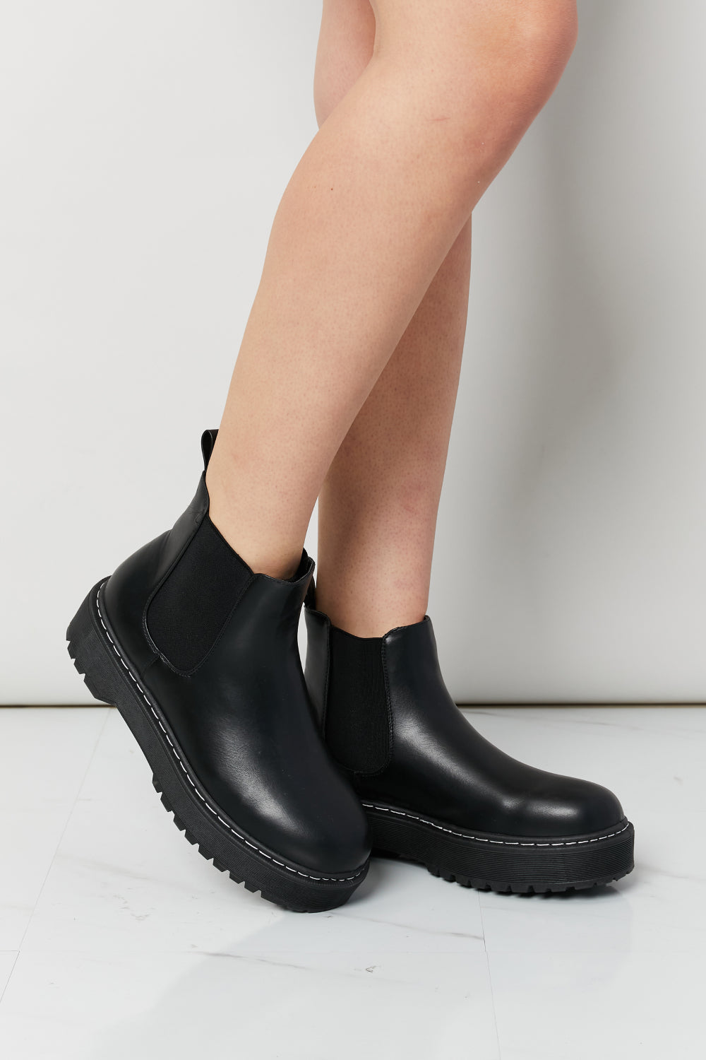 Platform Chelsea Boots Trendsi