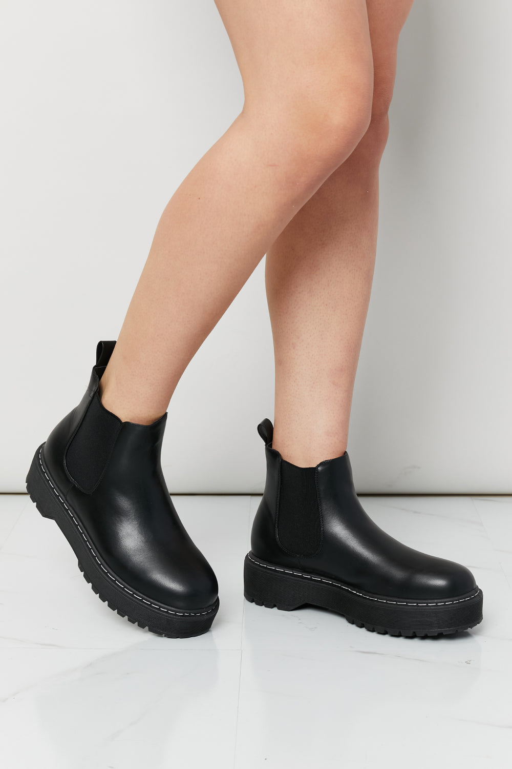 Platform Chelsea Boots Trendsi