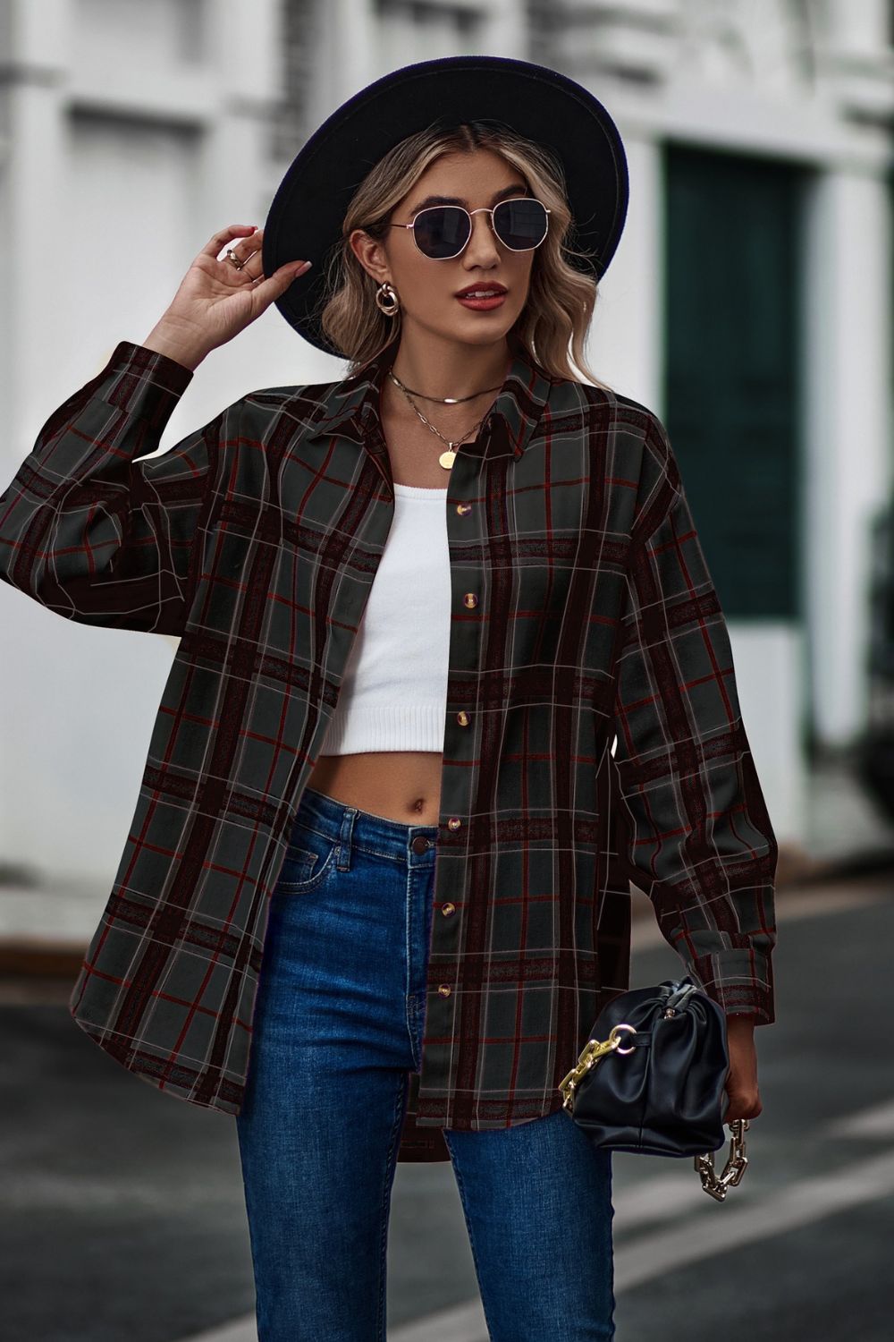 Plaid Long Sleeve Shirt