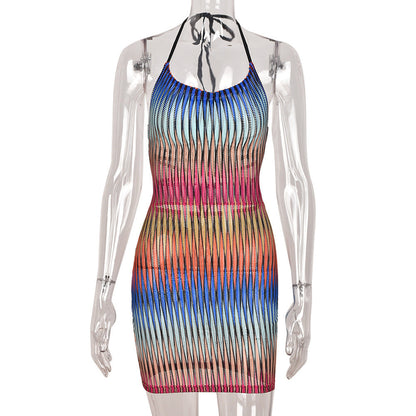 Gradient Mesh Mini Dress Lola’s Hidden Gem