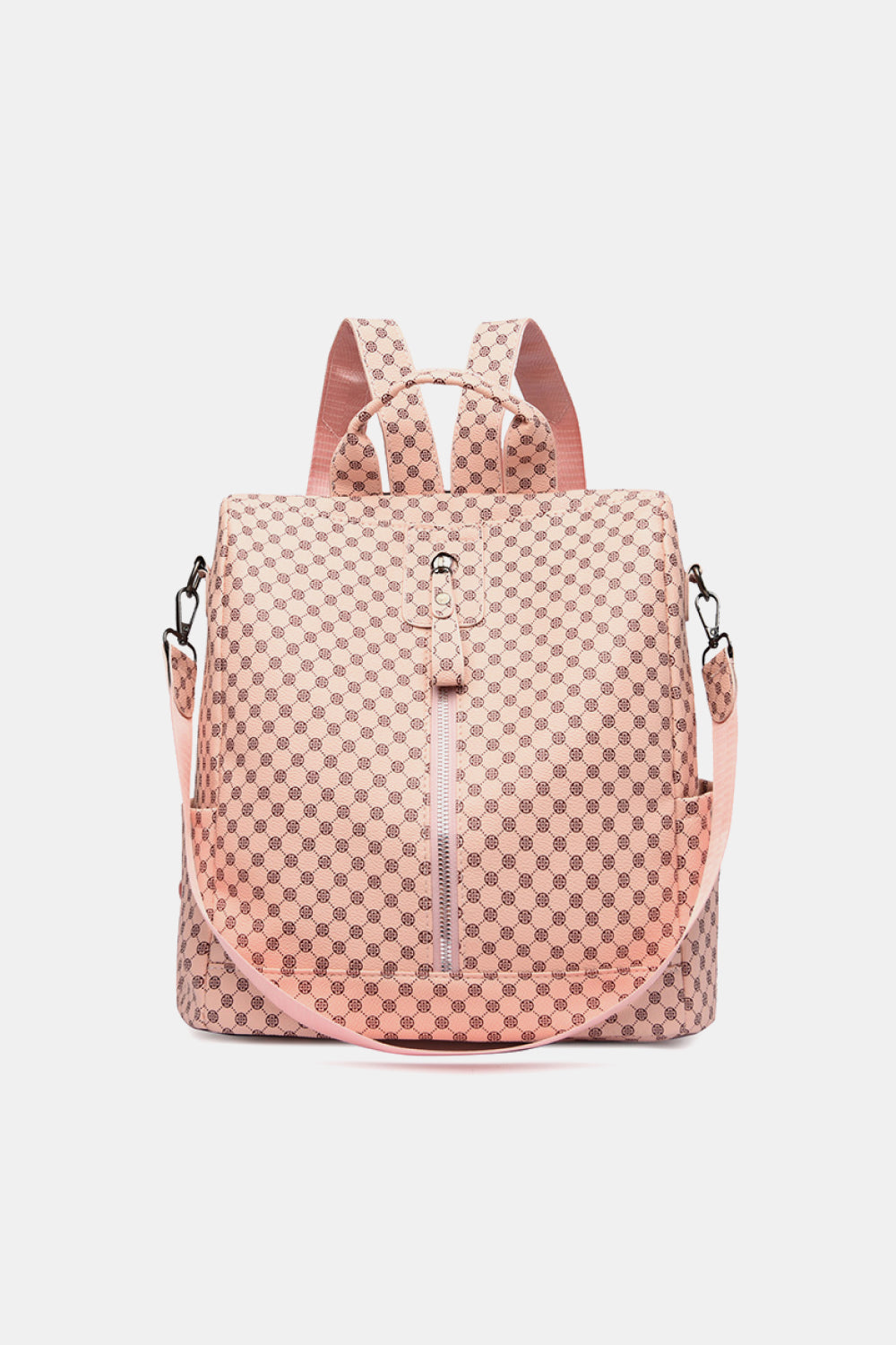 Printed PU Leather Backpack