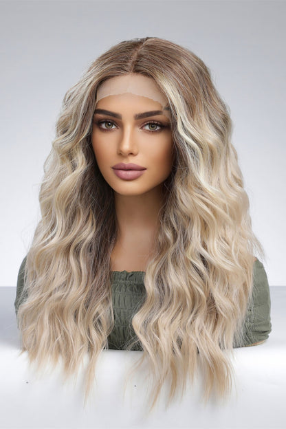 13*2" Lace Front Wigs Synthetic Long Wave 24'' 150% Density Trendsi