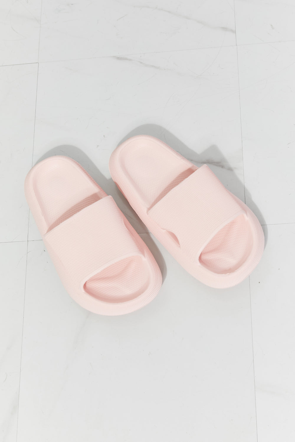 Arms Around Me Open Toe Slide in Pink Trendsi