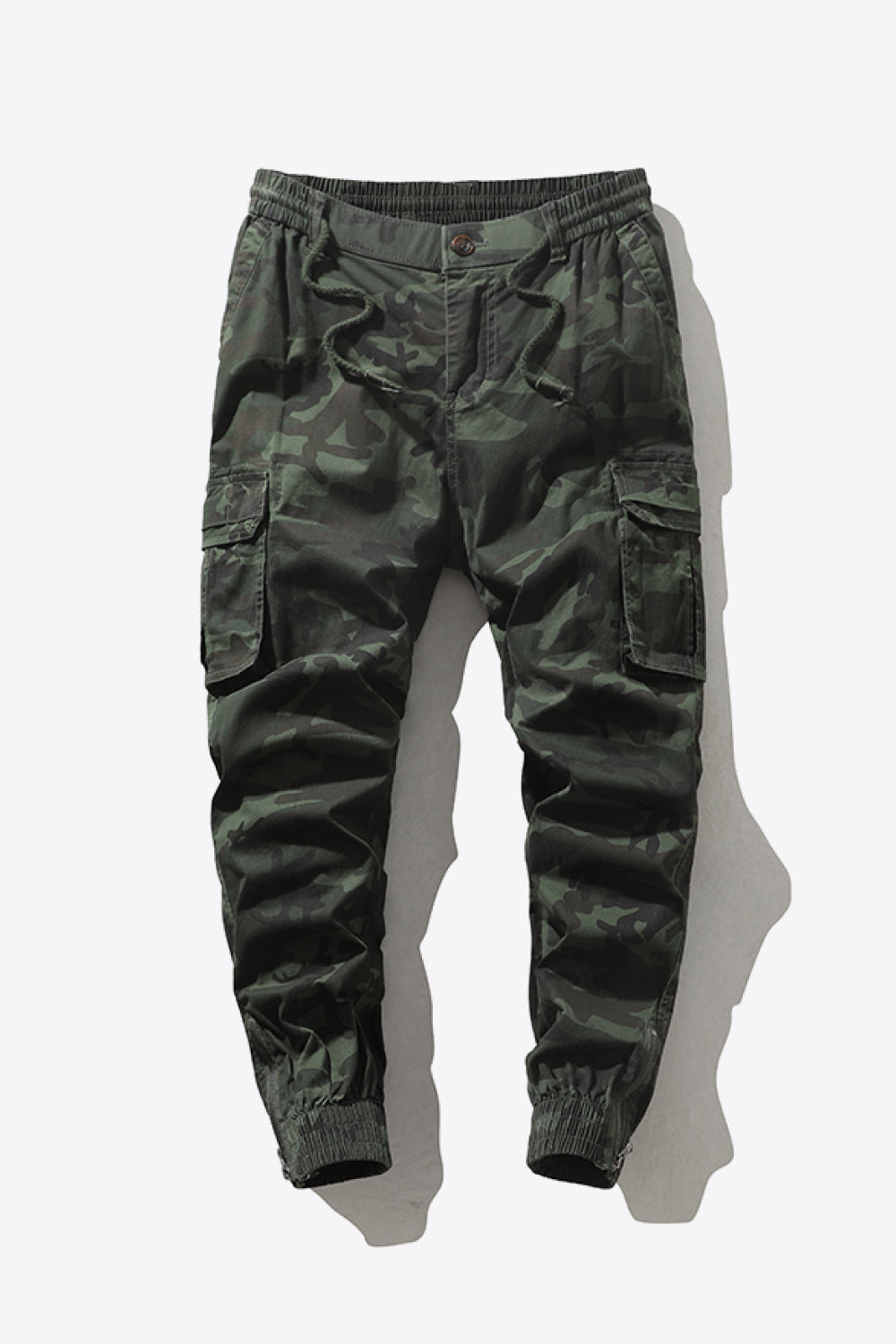 Men's Camouflage Drawstring Waist Joggers Trendsi