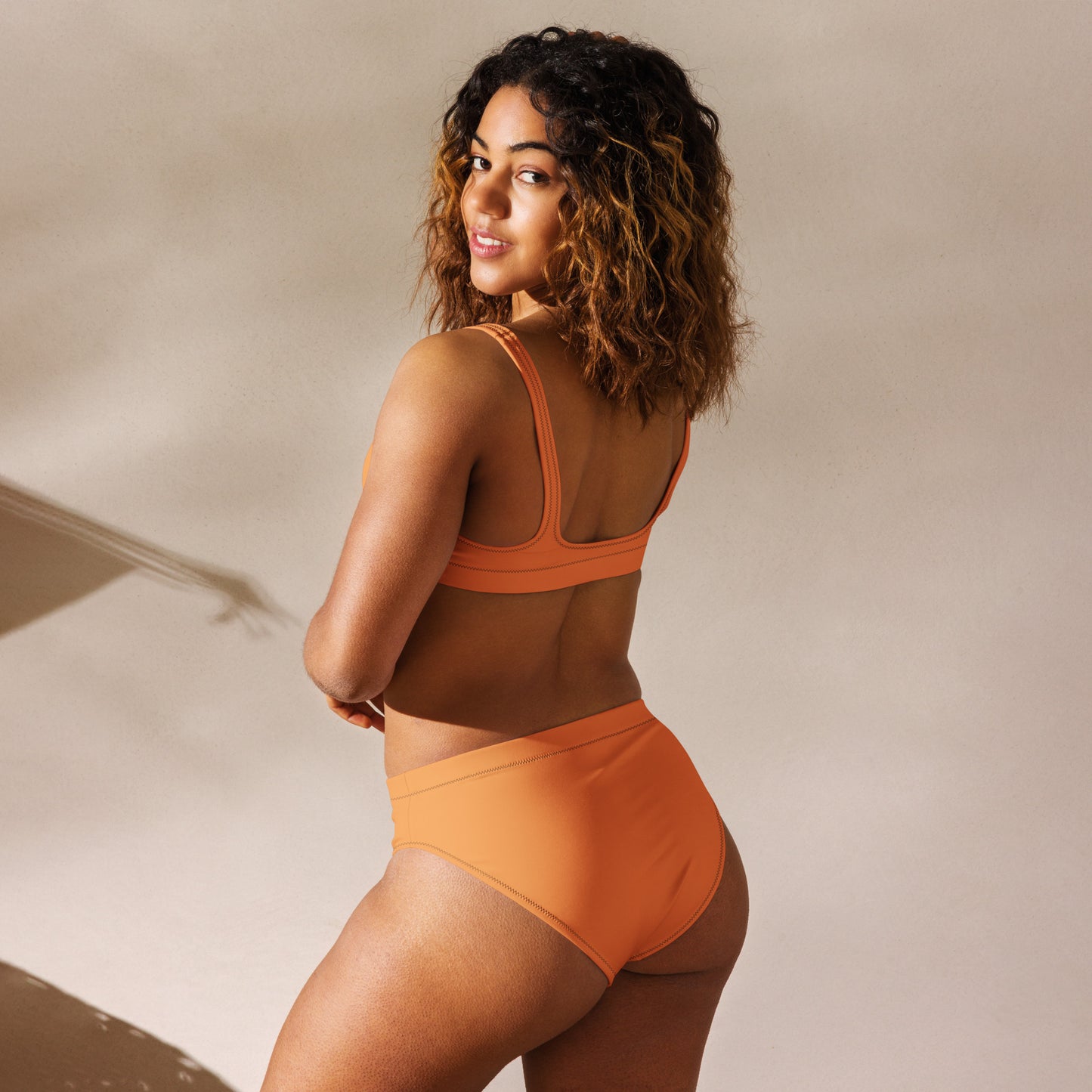 Recycled high-waisted bikini - Orange Lola’s Hidden Gem