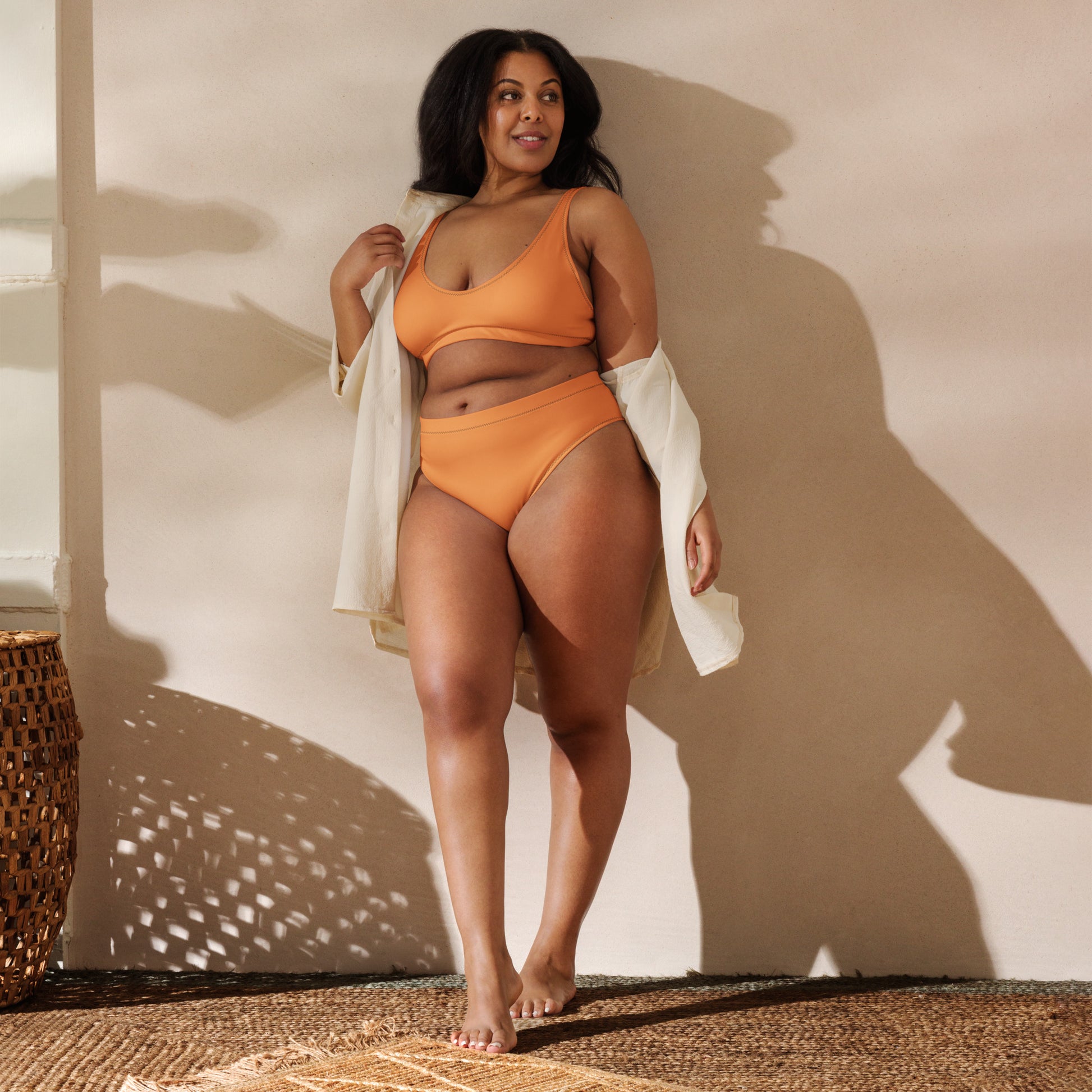 Recycled high-waisted bikini - Orange Lola’s Hidden Gem