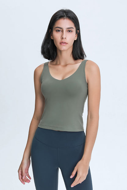 V Neck Active Sports Tank