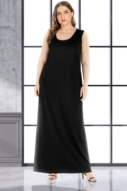 Gem Plus+ Scoop Neck Maxi Tank Dress