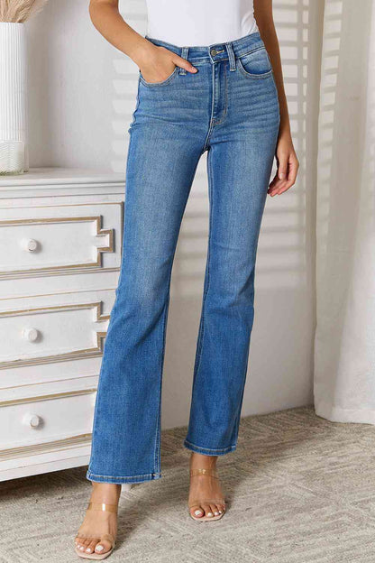 Judy Blue Straight Leg Jeans with Pockets