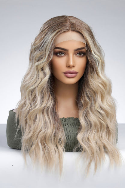 13*2" Lace Front Wigs Synthetic Long Wave 24'' 150% Density Trendsi