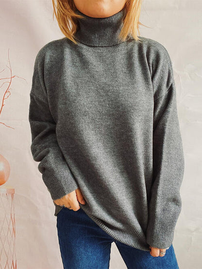 Turtleneck Long Sleeve Sweater