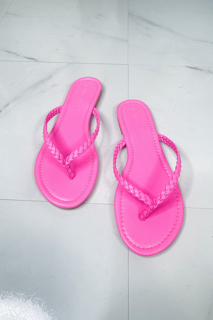 Waikiki Beach Braided Strap Flip Flop