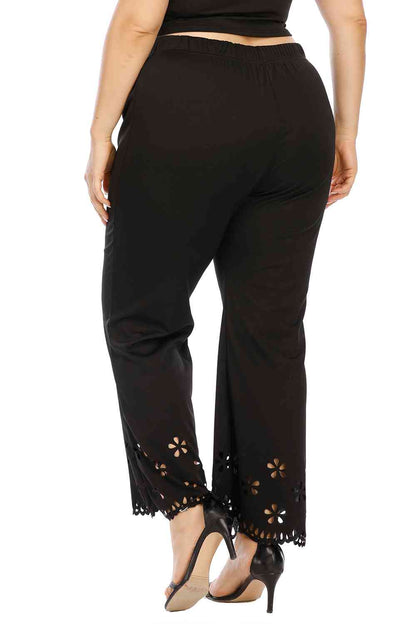 Plus+ Openwork Detail Pants