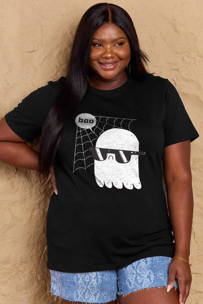 Simply Love BOO Graphic Cotton T-Shirt