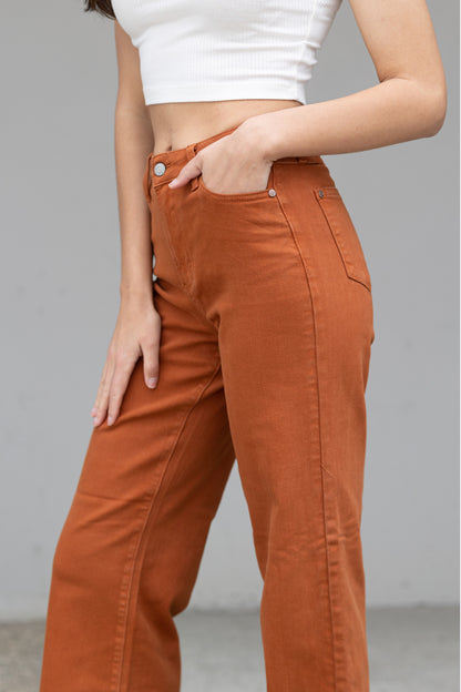 Feeling Special High Waist Pocket Jeans Trendsi