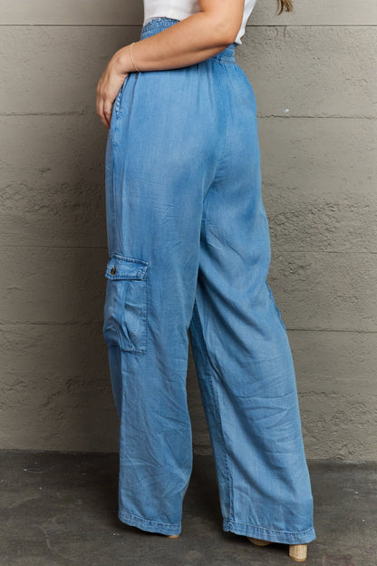 GeeGee Out Of Site Denim Cargo Pants