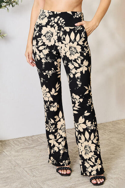 Heimish High Waist Floral Flare Pants