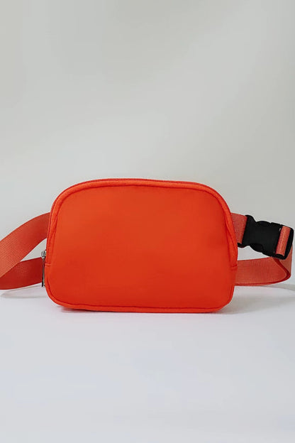 Buckle Zip Closure Fanny Pack Trendsi