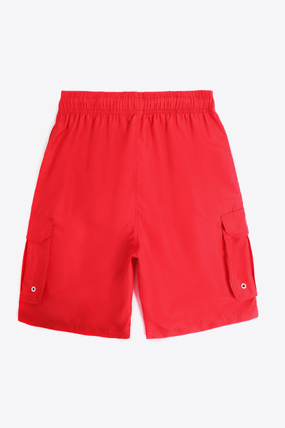 Men's Drawstring Waist Cargo Shorts Trendsi