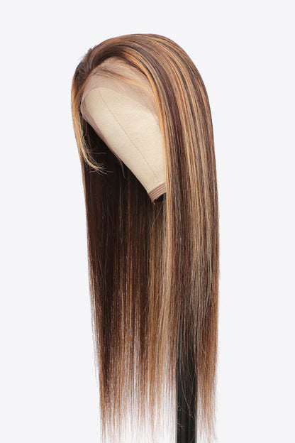 18" 160g  Highlight Ombre #P4/27 13x4 Lace Front Wigs Virgin Hair 150% Density Trendsi