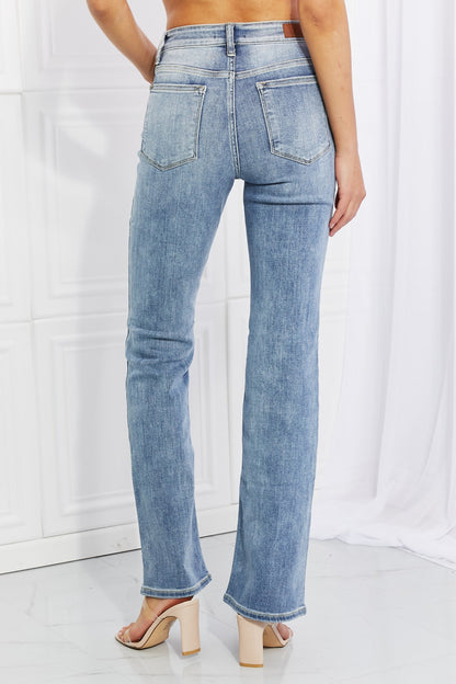 Maddison Midrise Bootcut Jeans Trendsi