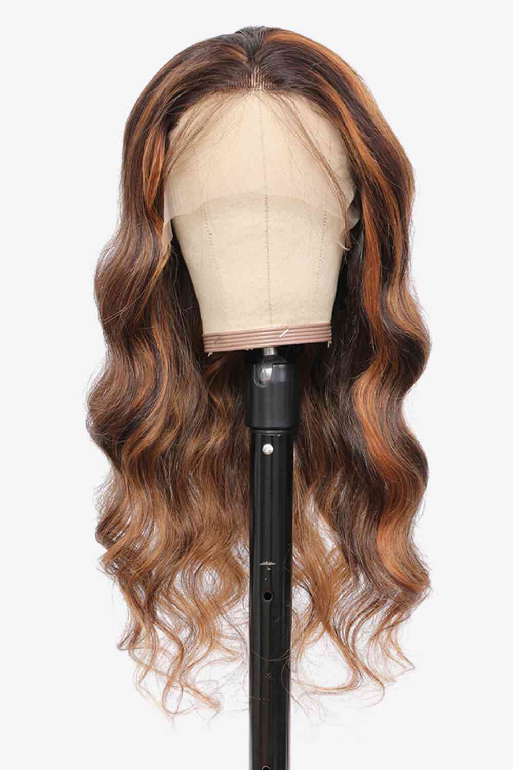 18" #P4/27 13x4 Lace Front Hightlight Human Hair Body Wave Wig 150% Density