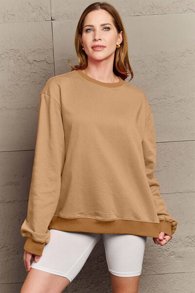 Simply Love IF I'M TOO MUCH THEN GO FIND LESS Round Neck Sweatshirt