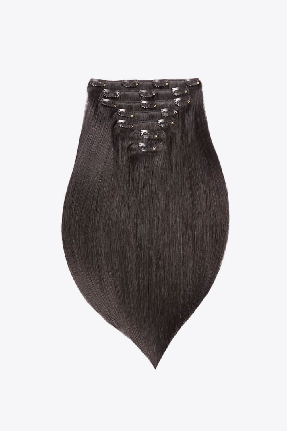 20" 120g Clip-in Hair Extensions Indian Human Hair Trendsi