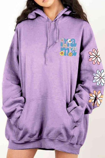 Simply Love Simply Love MAMA Graphic Dropped Shoulder Hoodie