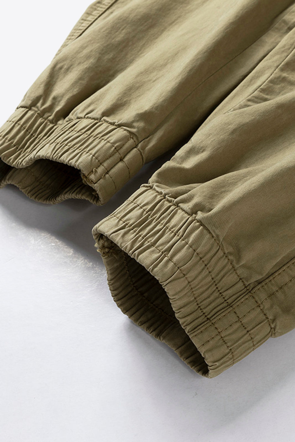 Men's Drawstring Elastic Waist Cargo Joggers Trendsi