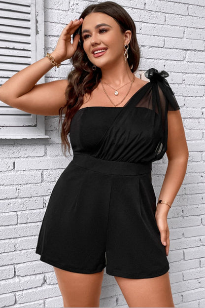 Gem Plus+ One-Shoulder Romper