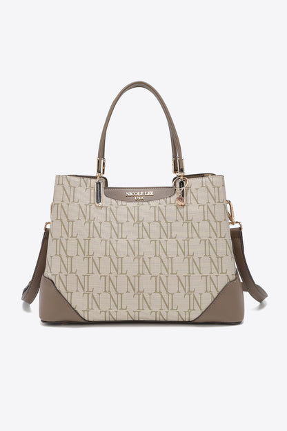 Tatianna Monogram Satchel Bag Trendsi